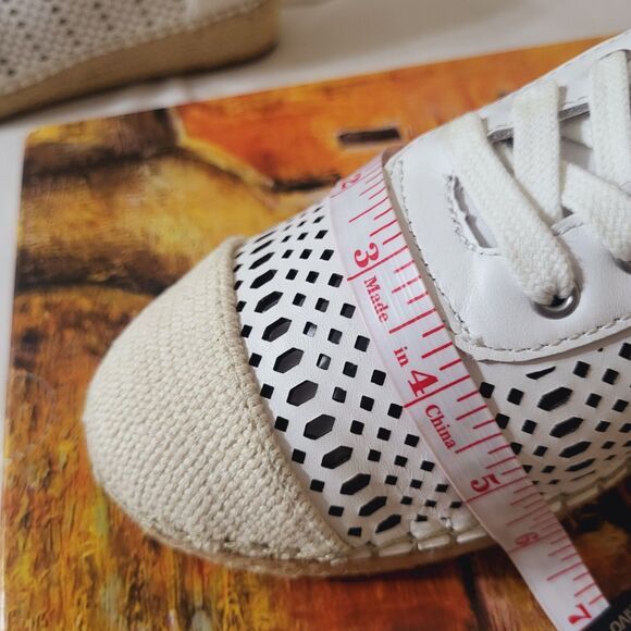 Bella Vita Clementine Leather Slip-on Lace-up oxford flats 12 Narrow New - Picture 8 of 15